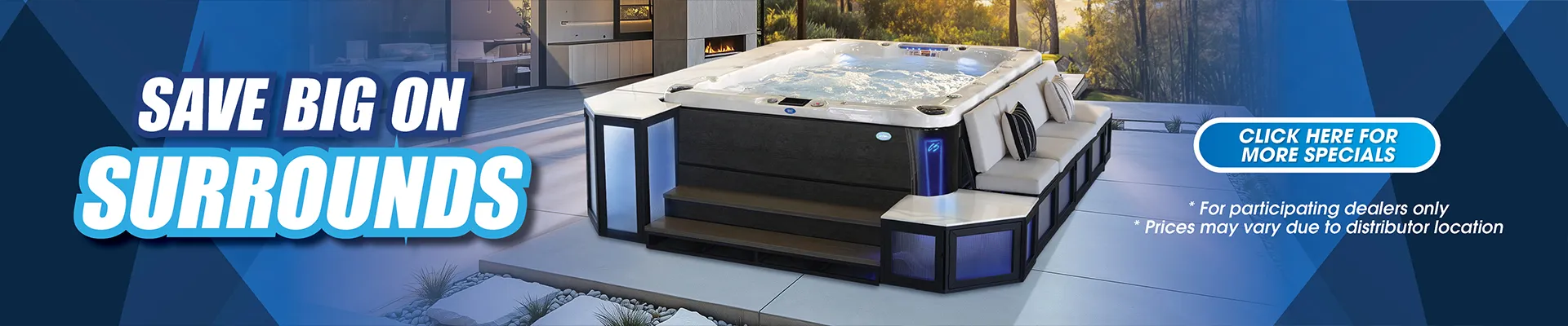 Calspas hot tub being used in a family setting - Little Rock